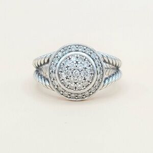 David Yurman Pave Albion Ring EUC